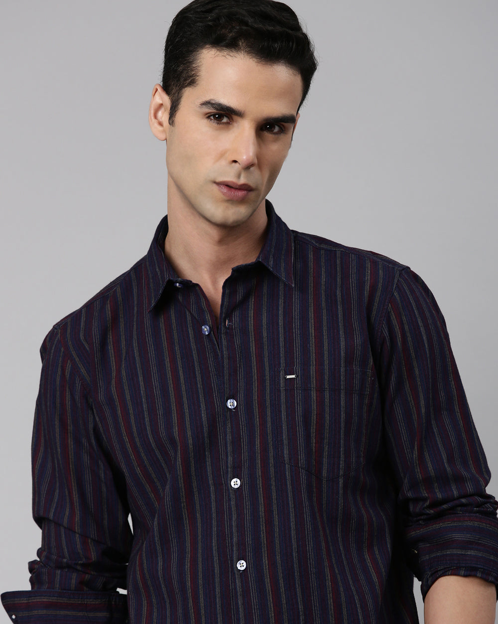 Multi-Colour Stripes Shirt
