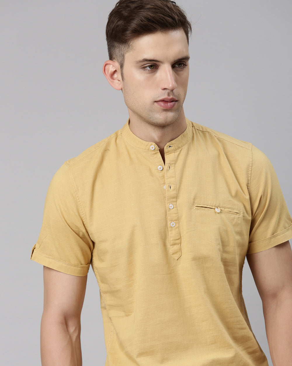 Classic Kurta Light Yellow