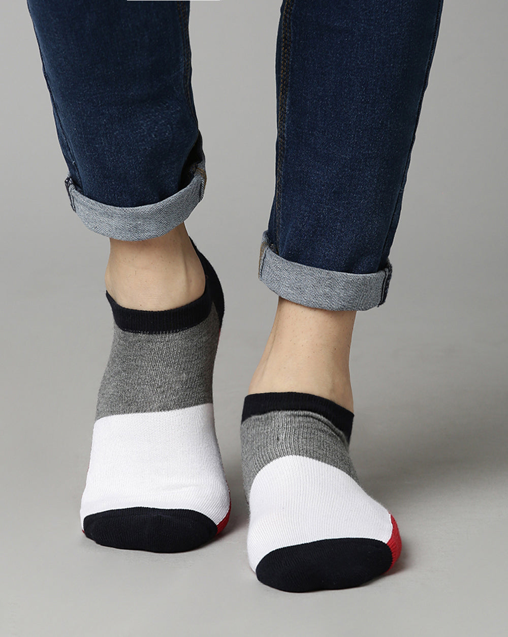 Color Blocked Ankle Socks
