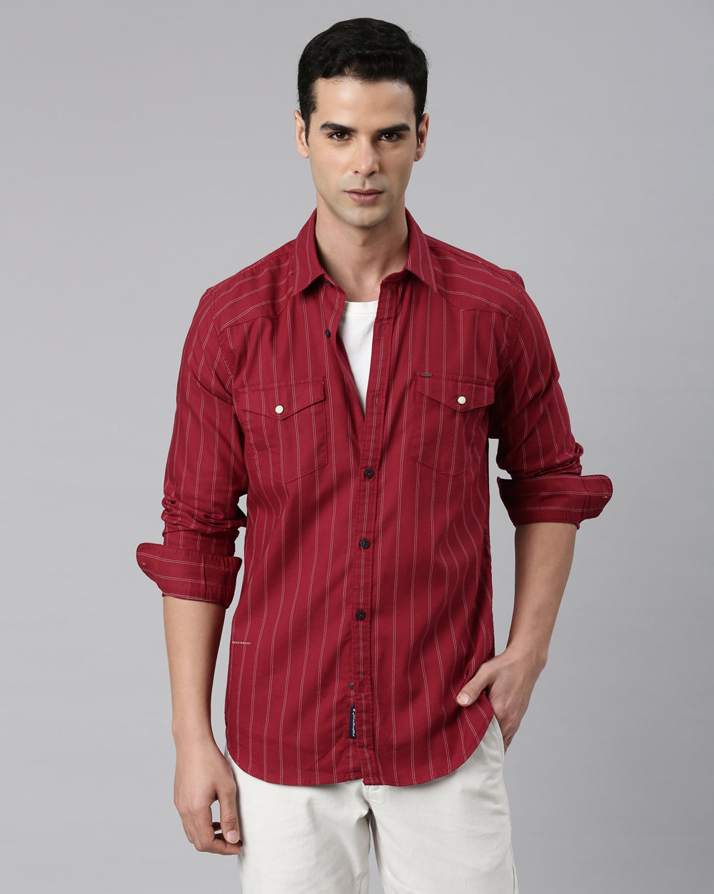 Red Stripe Shirt