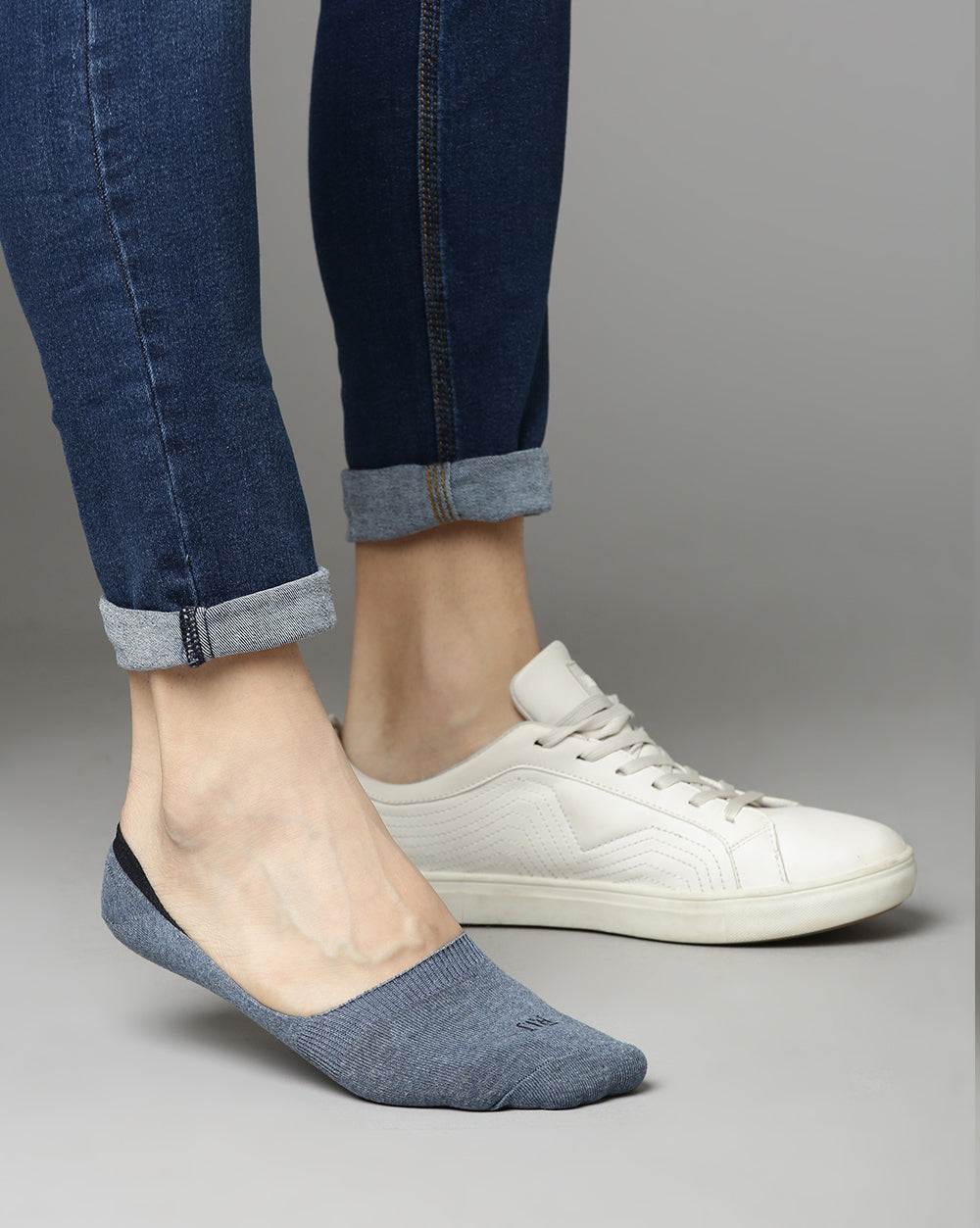 Loafer Socks - Blue/Grey