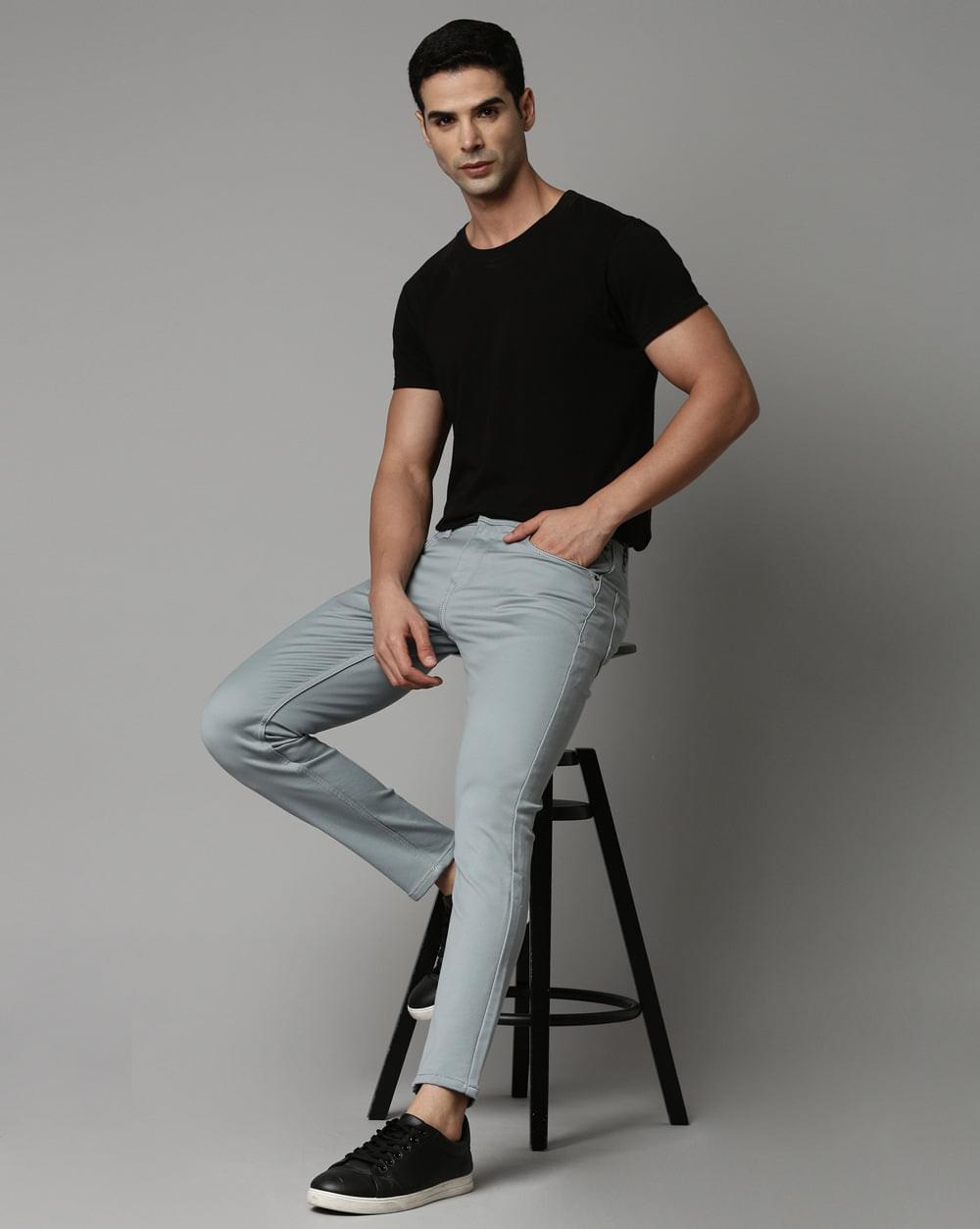 J. METHOD Men's Skinny Jeans Stretch Slim Fit Classic Basic Solid Casual Colored  Denim Pants - Walmart.com