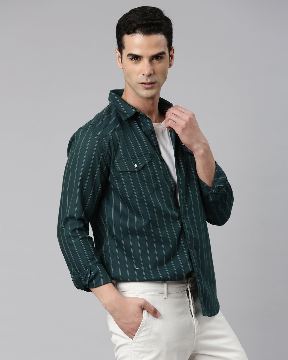 Green Stripe Shirt