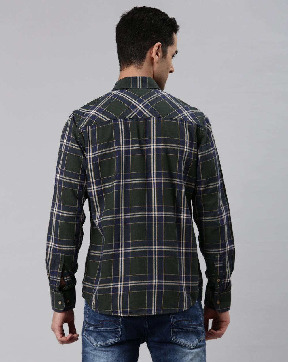 Sway Green Checkered Shirt