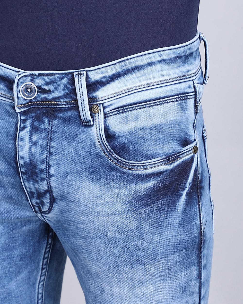 Ankle Fit Jeans- Basic Blue