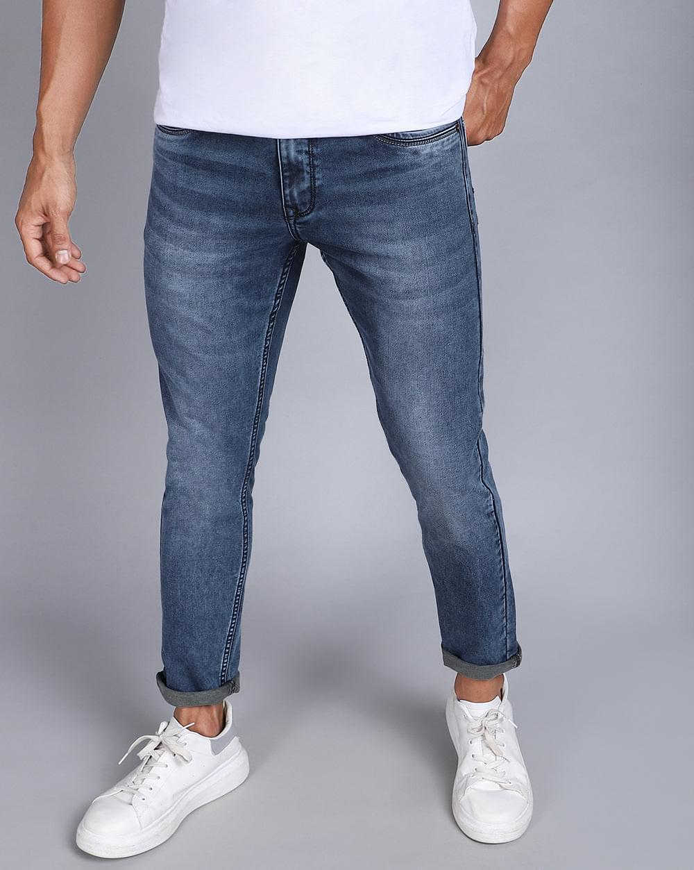 Ankle Fit Jeans-Superior Blue