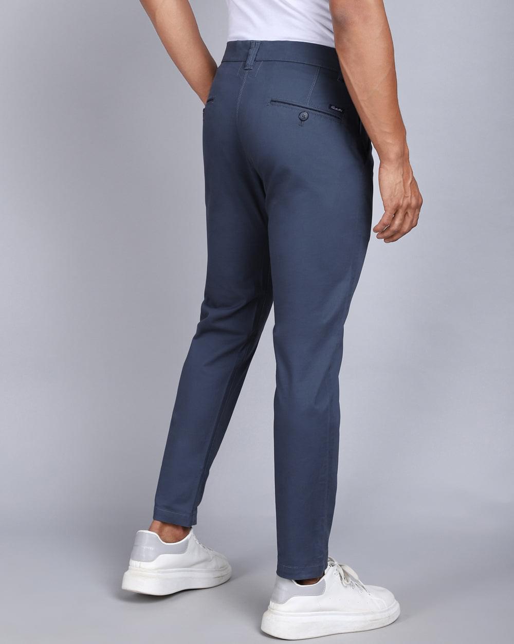 Geneva Navy Blue Slim Fit Pants – Men's Priorities