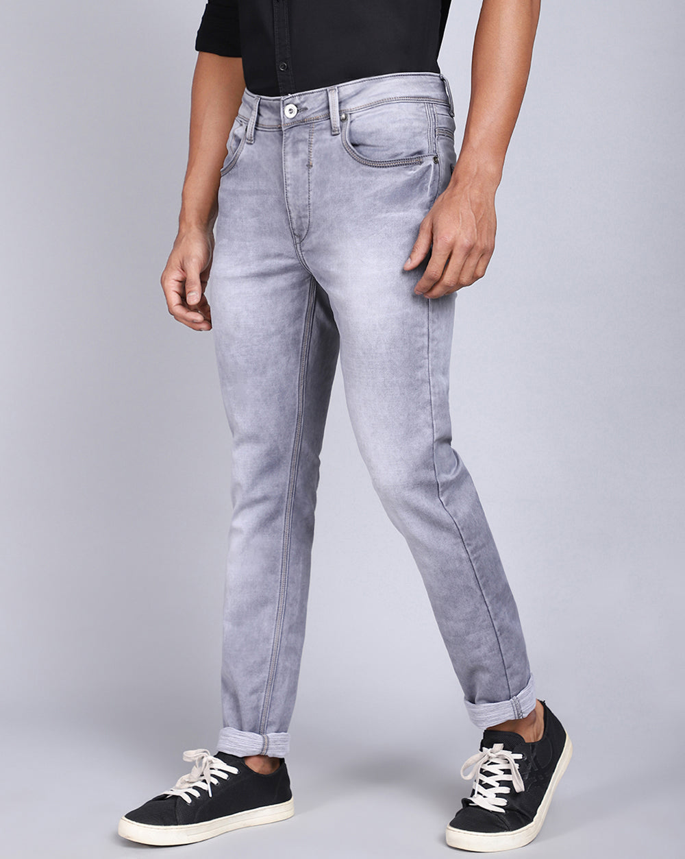 Super Slim Fit Light Grey Jeans