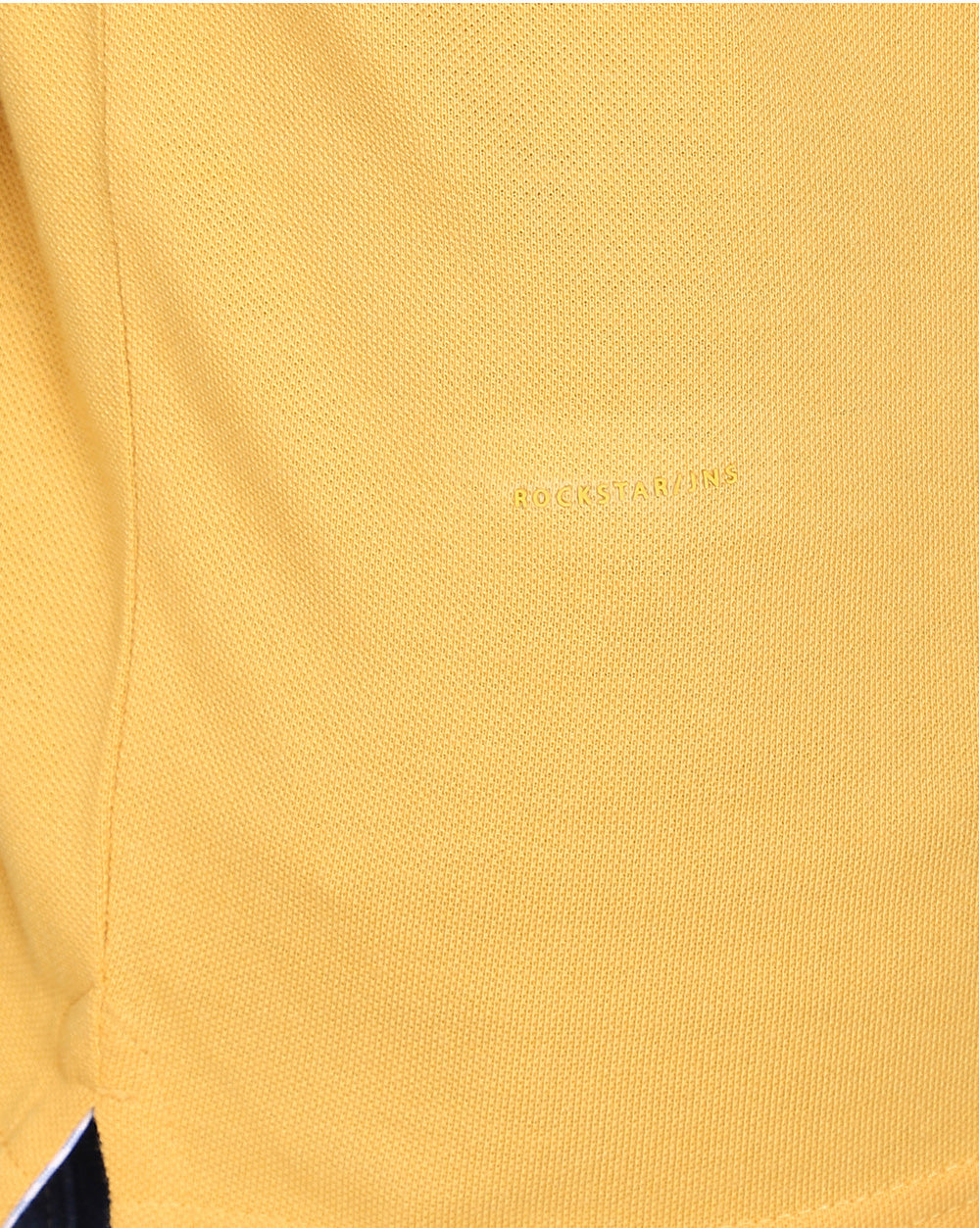Regular Fit 2 Button Polo T-Shirt Mustard