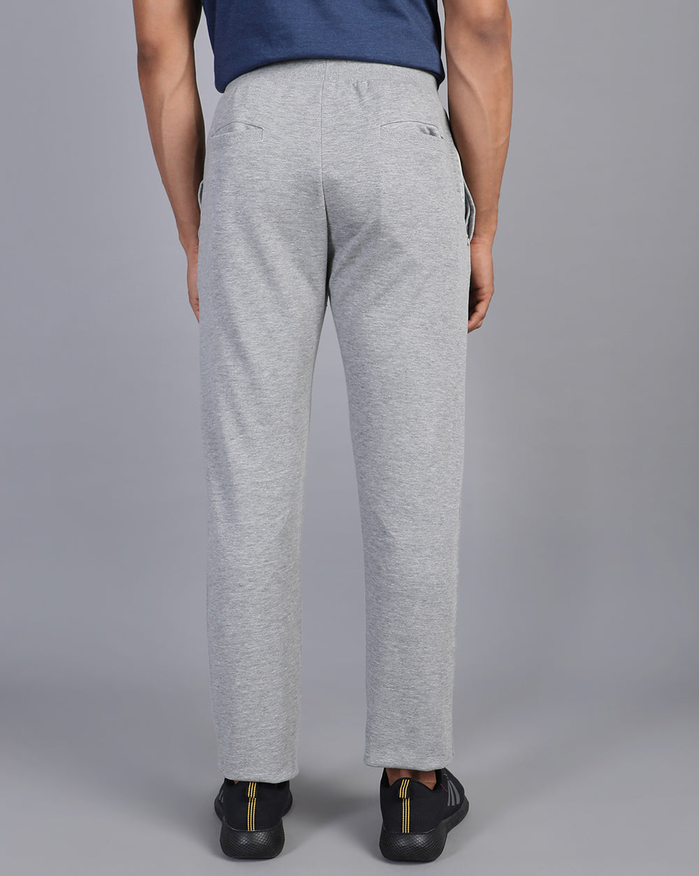 Grey Melange Comfort Track Pants