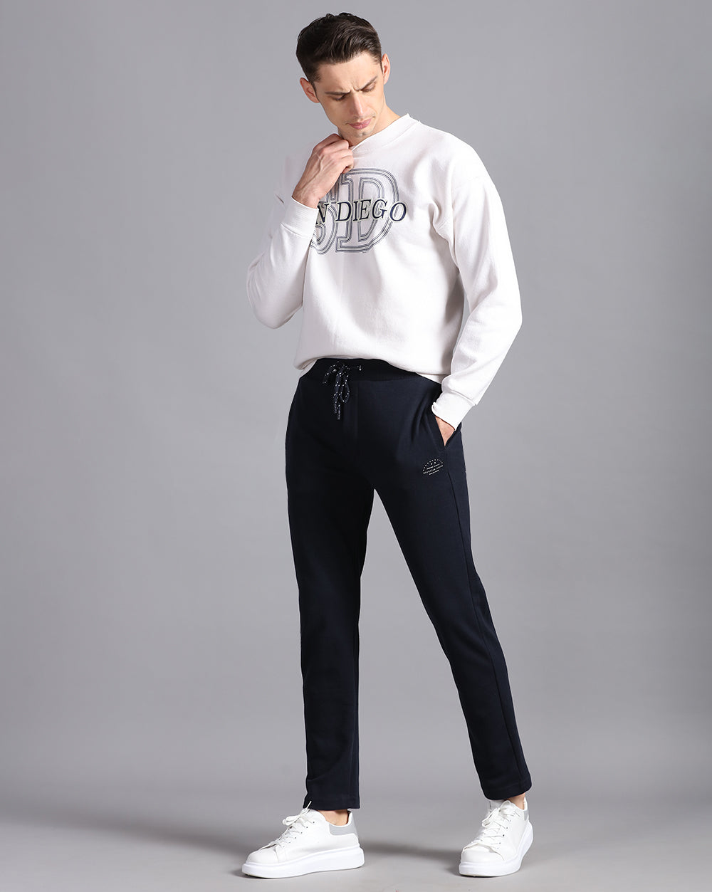 Navy Comfort Track Pants