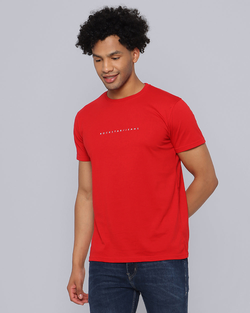 kontakt Kompatibel med Underholde Buy Crewneck Combo T-Shirt -Red,Navy Online