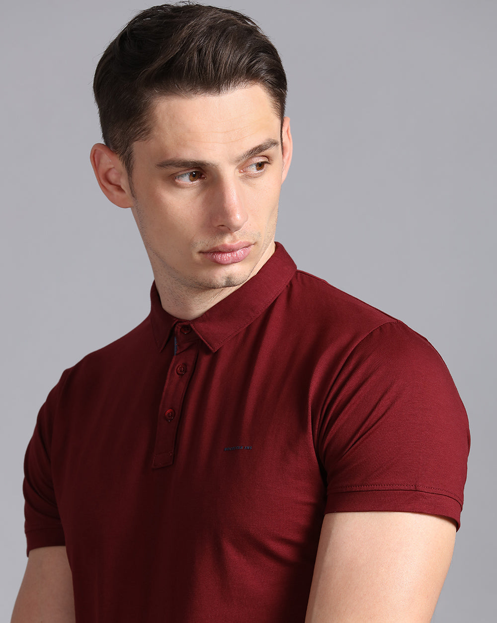 Slim Fit Strech Polo T-Shirt Red